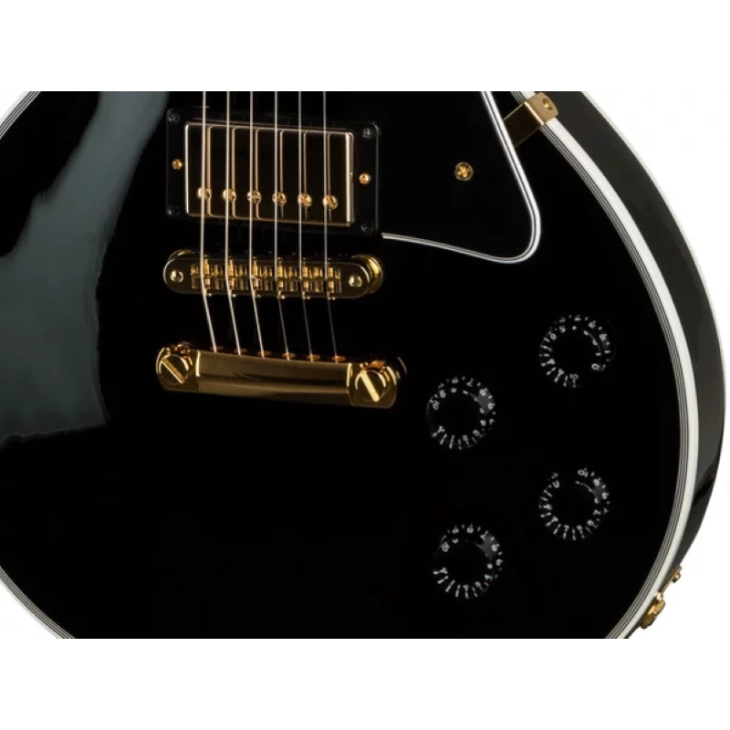 Gibson Les Paul Custom Ebony W/ Ebony Fingerboard Gloss LPC-EBGH1E