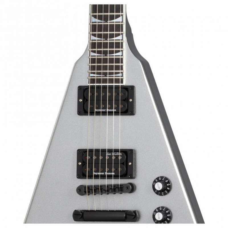 Gibson Dave Mustaine Flying V EXP Silver Metallic