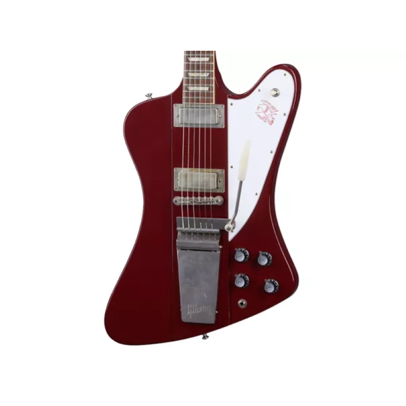 Gibson Custom 1963 Firebird V w/ Maestro Vibrola Ultra Light Aged Ember Red FB5ULEMNM1