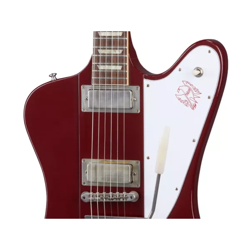 Gibson Custom 1963 Firebird V w/ Maestro Vibrola Ultra Light Aged Ember Red FB5ULEMNM1