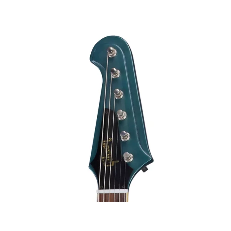 Gibson Custom 1963 Firebird V w/ Maestro Vibrola Ultra Light Aged Pelham Blue FB5ULPBNM1