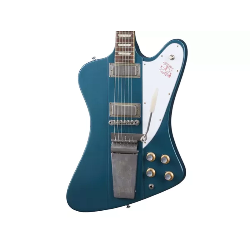 Gibson Custom 1963 Firebird V w/ Maestro Vibrola Ultra Light Aged Pelham Blue FB5ULPBNM1
