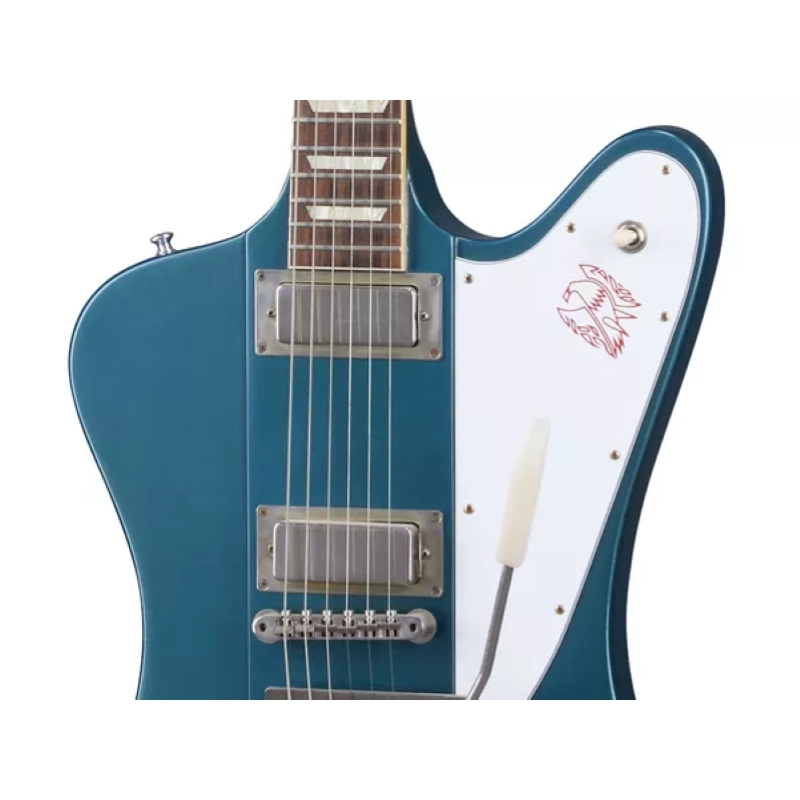 Gibson Custom 1963 Firebird V w/ Maestro Vibrola Ultra Light Aged Pelham Blue FB5ULPBNM1
