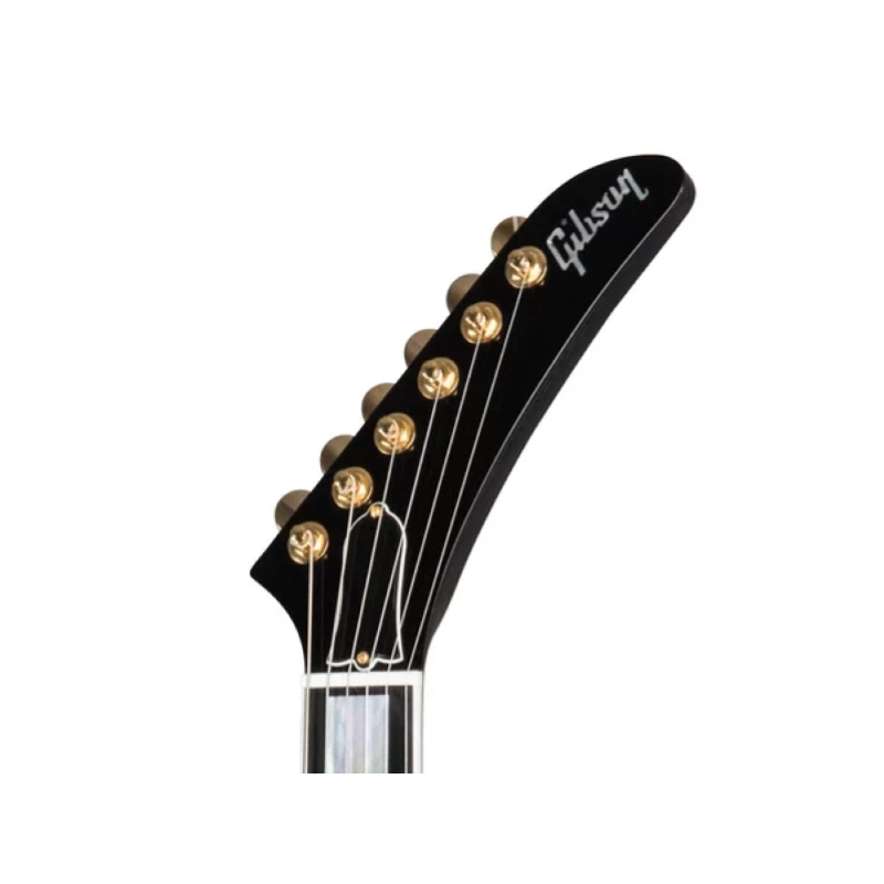 Gibson Custom Explorer Custom w/ Ebony Fingerboard Gloss Ebony DSMXEBGH1E