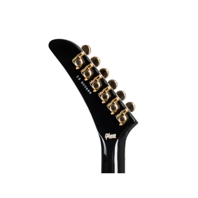 Gibson Custom Explorer Custom w/ Ebony Fingerboard Gloss Ebony DSMXEBGH1E