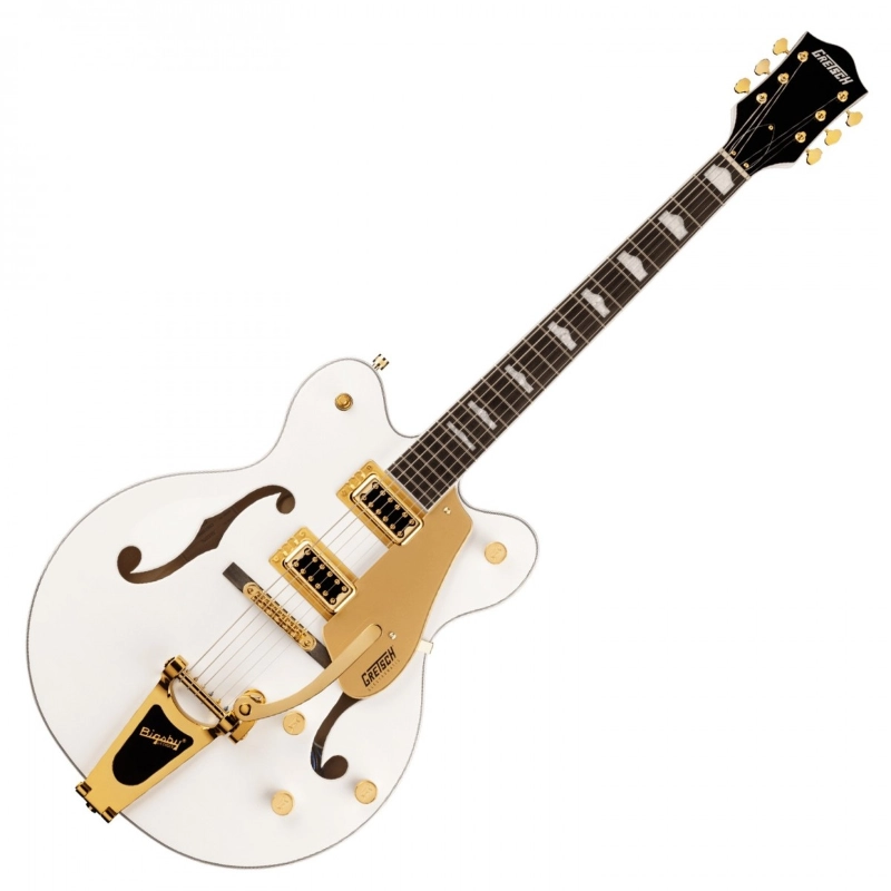 Gretsch G5422TG Electromatic® Classic Hollow Body Double-Cut with Bigsby® and Gold Hardware Snowcrest White 2506217567