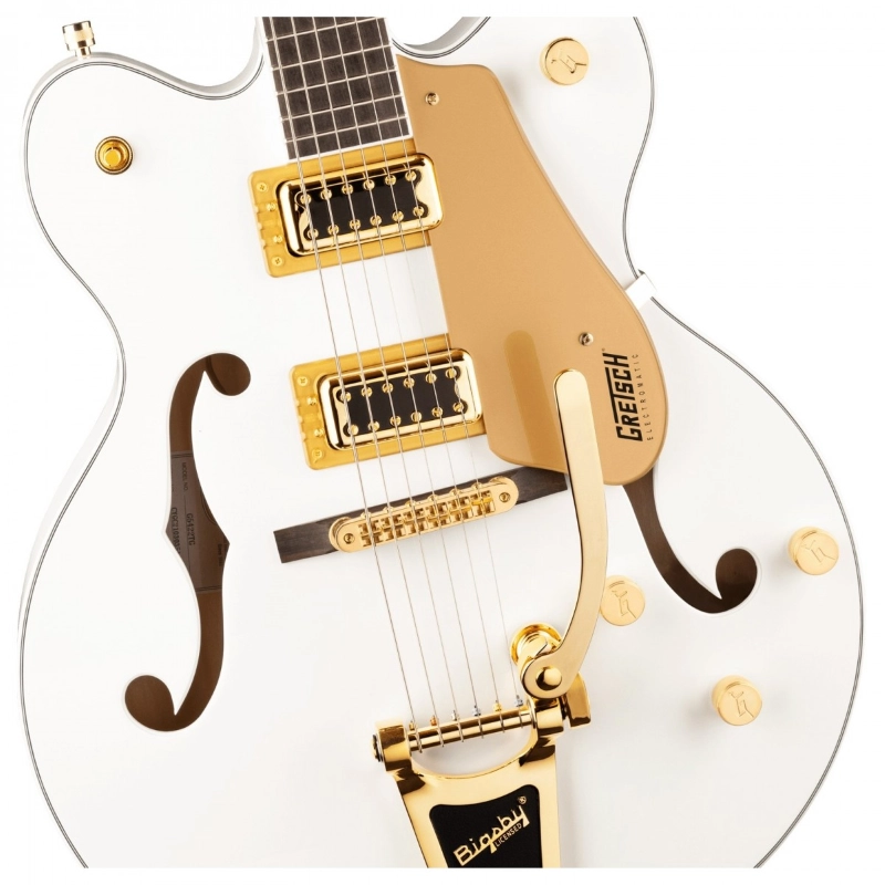 Gretsch G5422TG Electromatic® Classic Hollow Body Double-Cut with Bigsby® and Gold Hardware Snowcrest White 2506217567
