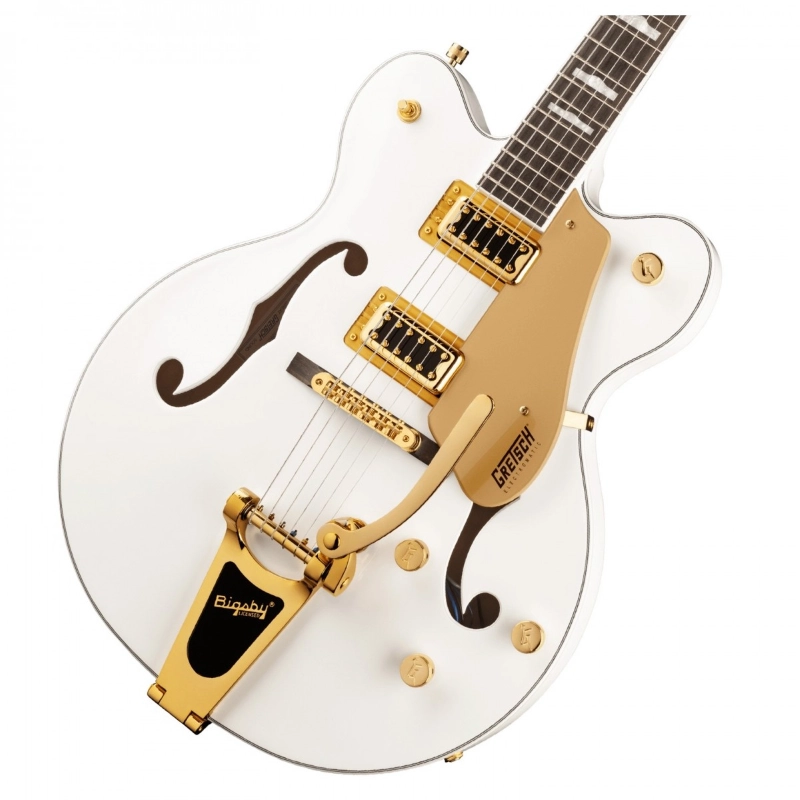 Gretsch G5422TG Electromatic® Classic Hollow Body Double-Cut with Bigsby® and Gold Hardware Snowcrest White 2506217567