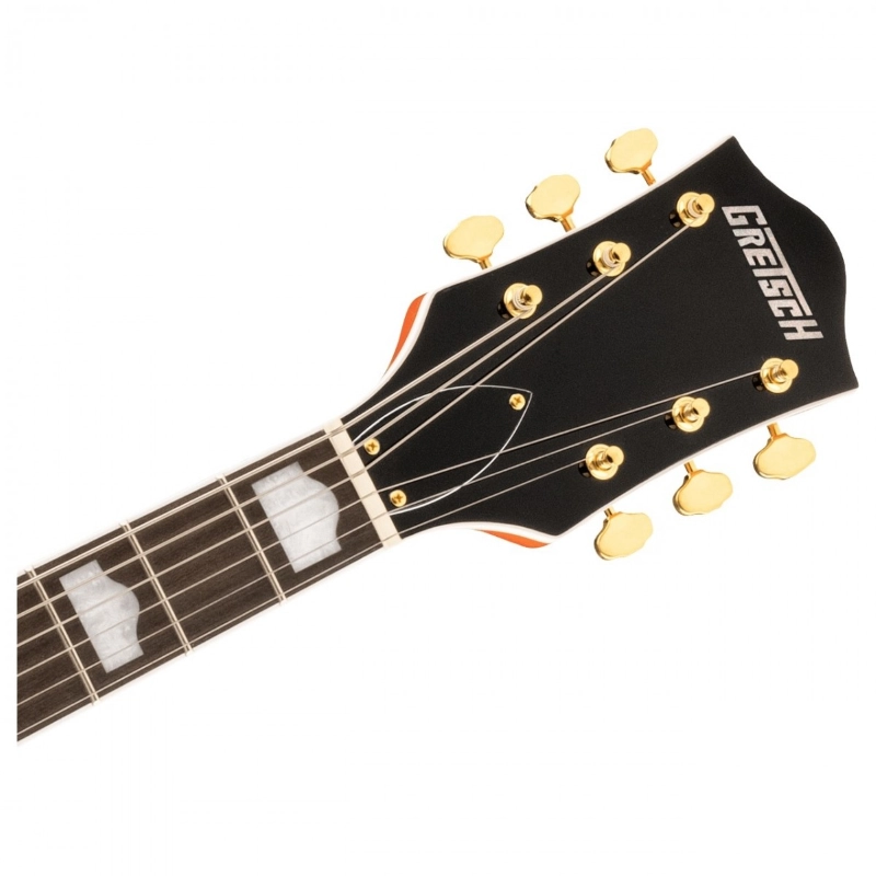 Gretsch G5422TG Electromatic® Classic Hollow Body Double-Cut with Bigsby® and Gold Hardware, Orange Stain