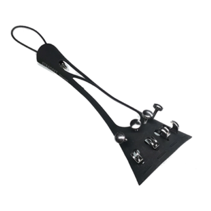 Stradpet cordiera titanio violino - 4 tiracantino tipo Hill #49110