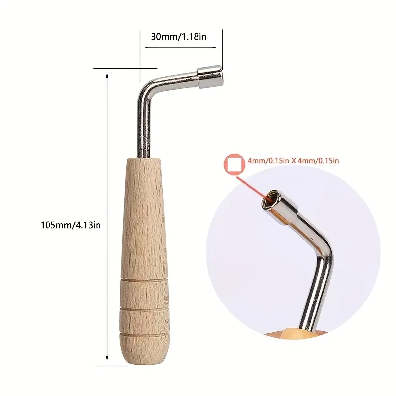 Chiave per accordare quadra mm.4