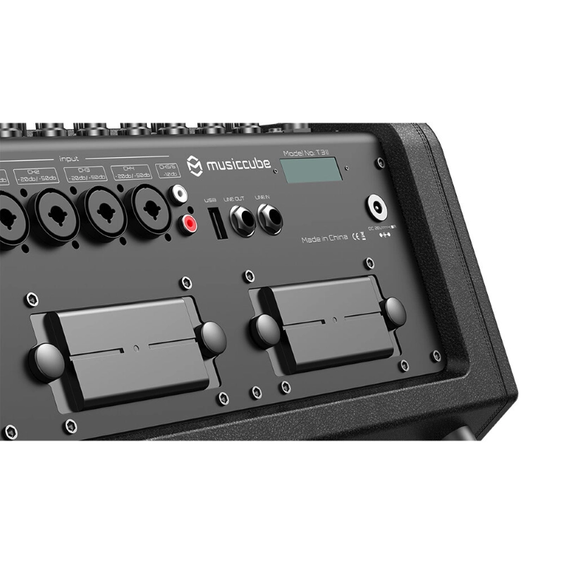 Music Cube T3II Black Amplificatore per Voce Portatile a Batteria 150W