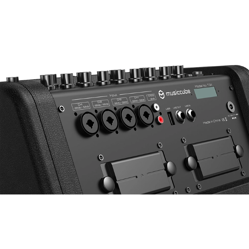 Music Cube T3II Black Amplificatore per Voce Portatile a Batteria 150W