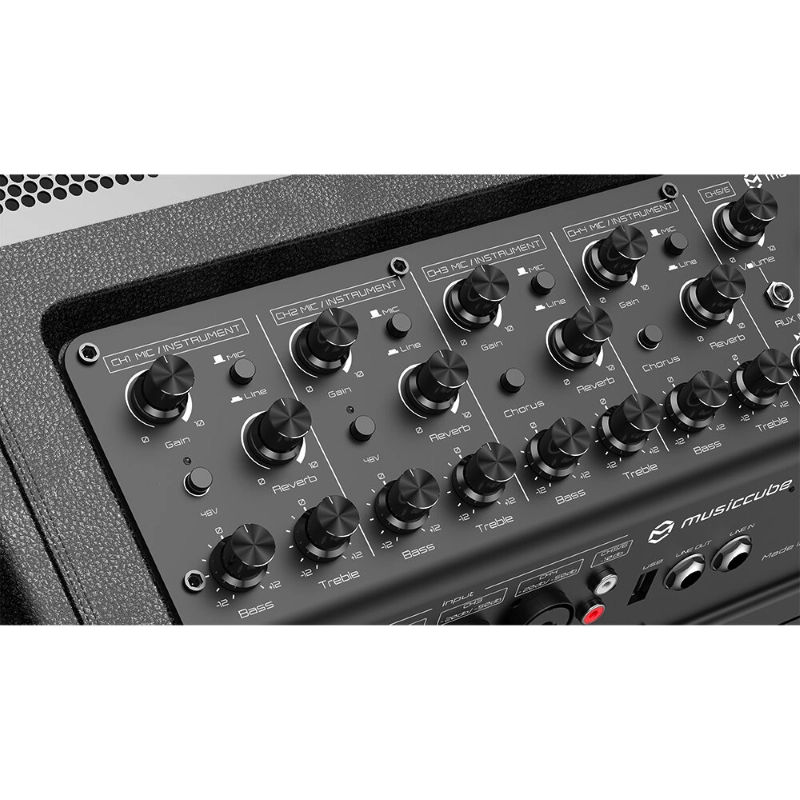 Music Cube T3II Black Amplificatore per Voce Portatile a Batteria 150W