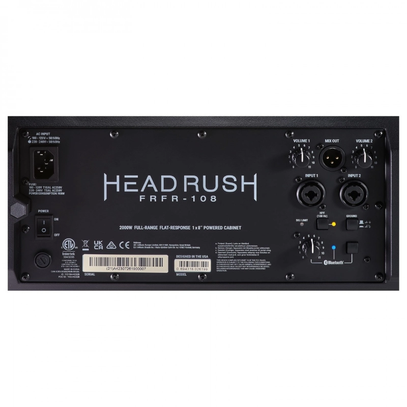 HeadRush FRFR 108 - Cabinet Amplificato per MultiFX per Chitarra 2000W