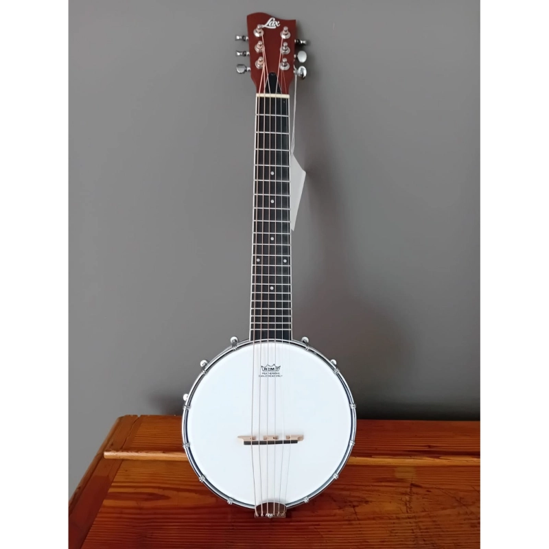 BANJO 4 corde, LAX BJ68-26" Naturale satino, con borsa