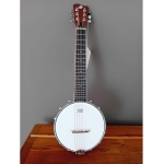 BANJO 4 corde, LAX BJ68-26" Naturale satino, con borsa