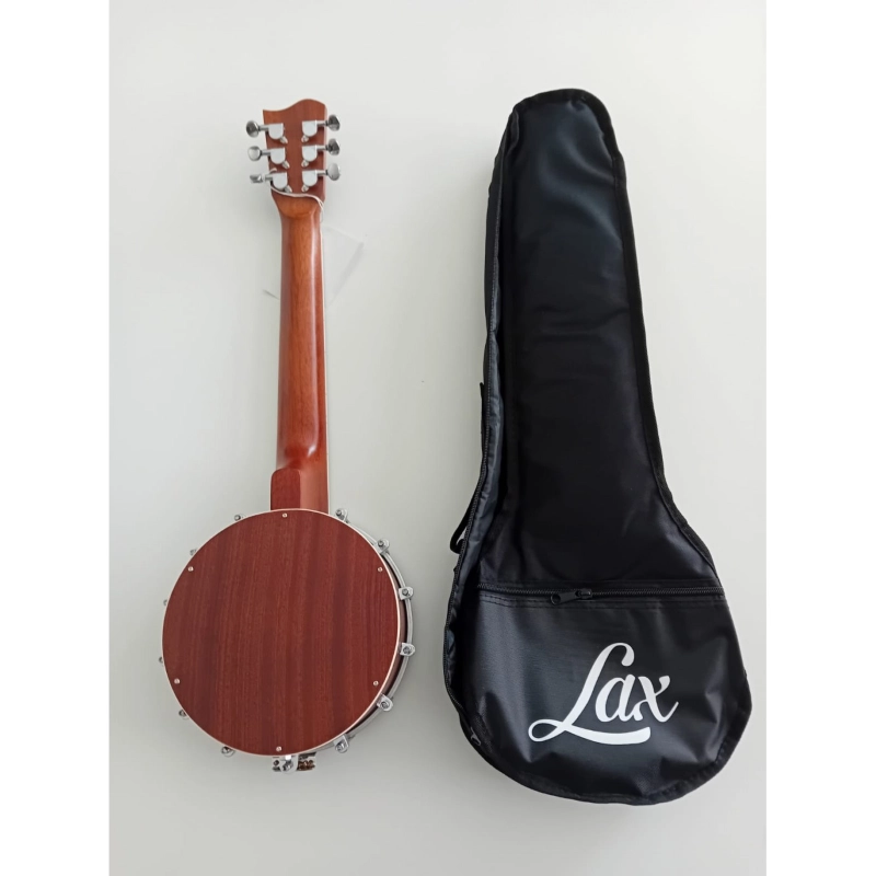 BANJO 4 corde, LAX BJ68-26" Naturale satino, con borsa