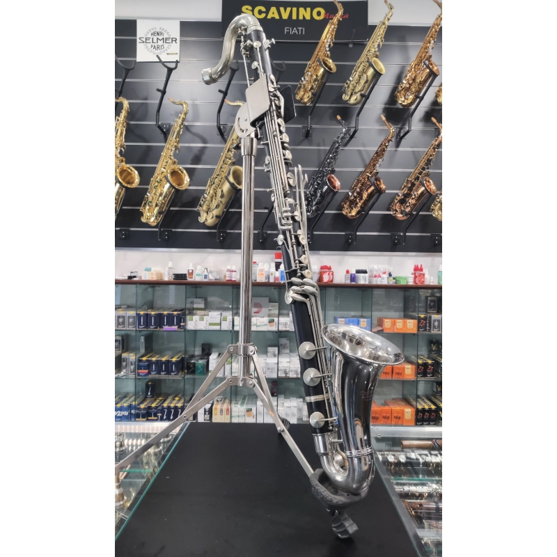 usato Conn 482N Clarinetto Basso Discendente al Mib in Ebano