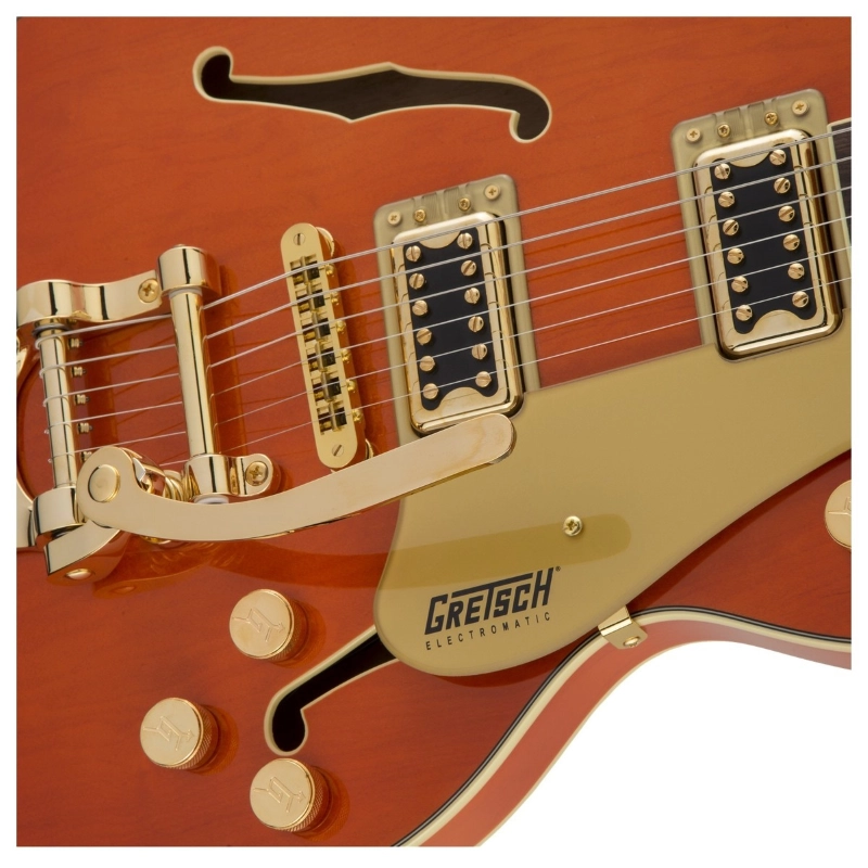Gretsch G5655TG Orange Stain Electromatic® Center Block Jr. Single-Cut with Bigsby® and Gold Hardware 2509700512