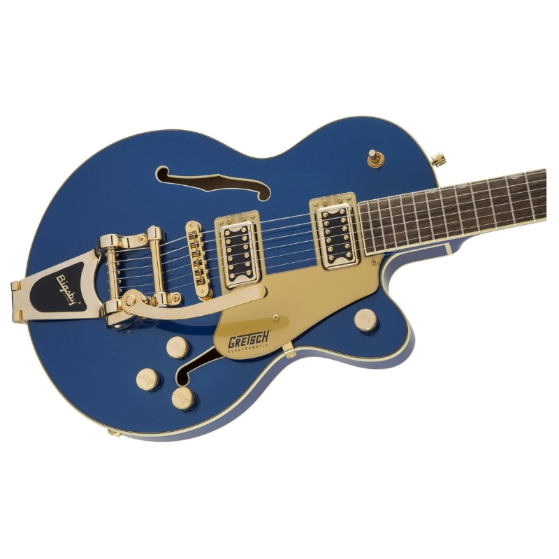 Gretsch G5655TG Azure Metallic Electromatic® Center Block Jr. Single-Cut with Bigsby® and Gold Hardware 2509700551