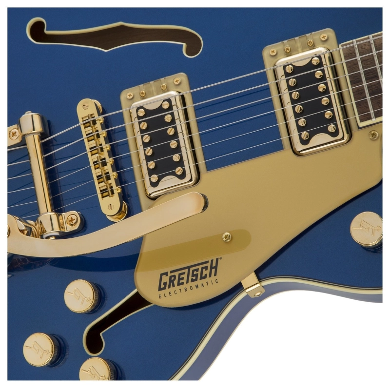 Gretsch G5655TG Azure Metallic Electromatic® Center Block Jr. Single-Cut with Bigsby® and Gold Hardware 2509700551