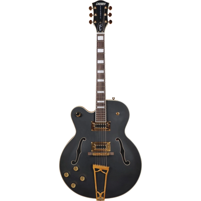 Gretsch G5191BK Tim Armstrong Signature Electromatic® Hollow Body with Gold Hardware, Left-Handed Electric Guitars