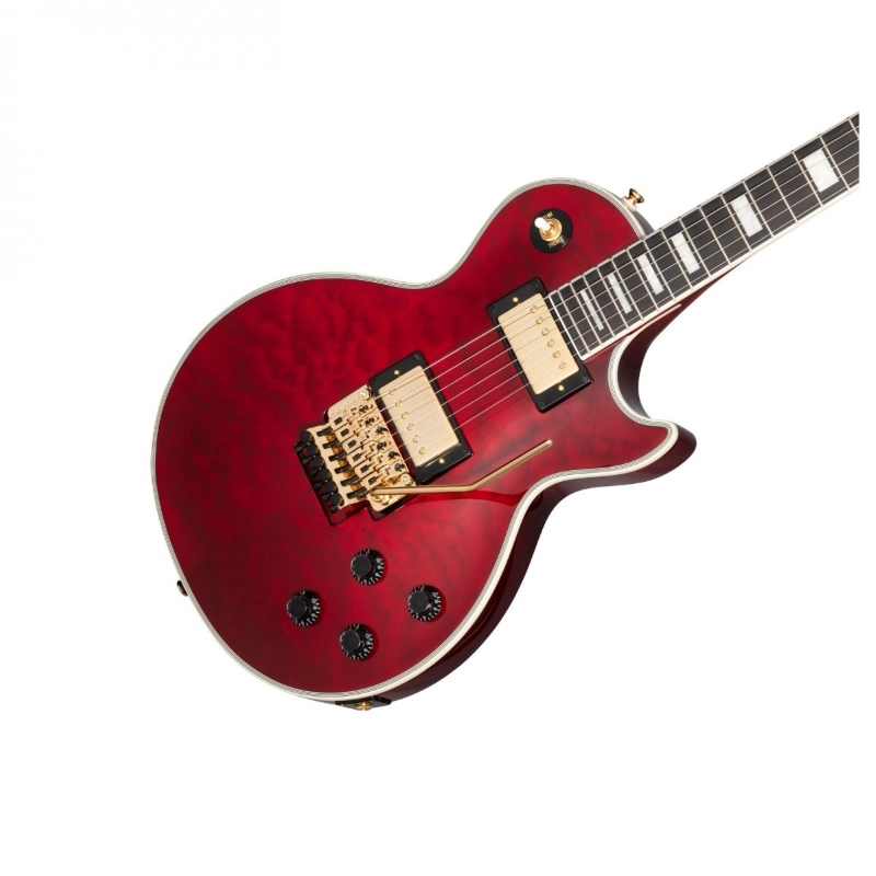 Epiphone Alex Lifeson Les Paul Custom Axcess Ruby EILPACQALRUBGH1