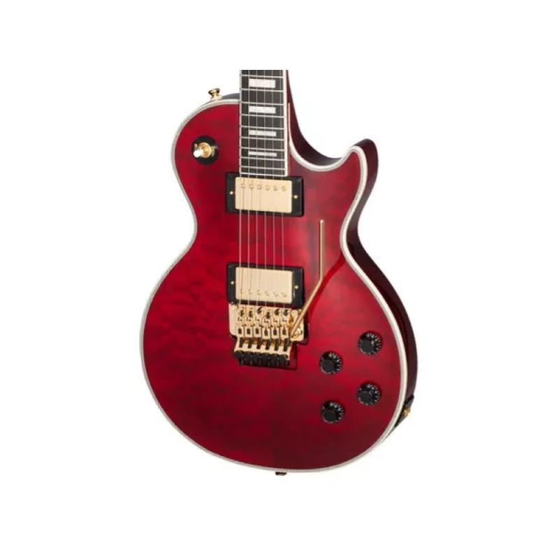 Epiphone Alex Lifeson Les Paul Custom Axcess Ruby EILPACQALRUBGH1