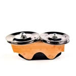 Sonaglio da dito per Cajon con 2 piattini