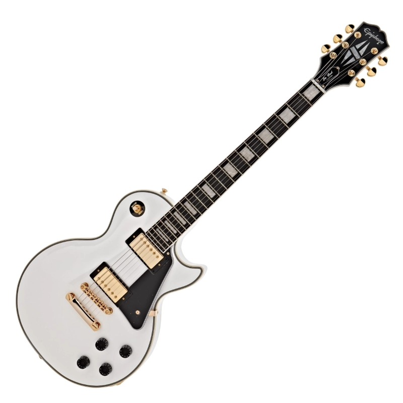 Epiphone Les Paul Custom Alpine White EILCAWGH1