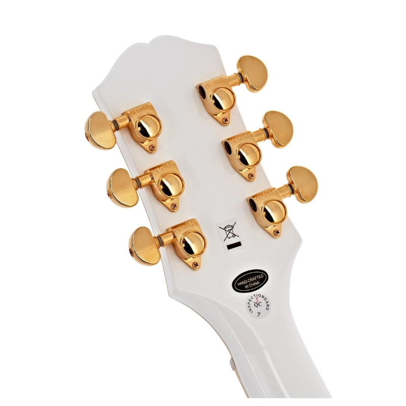 Epiphone Les Paul Custom Alpine White EILCAWGH1