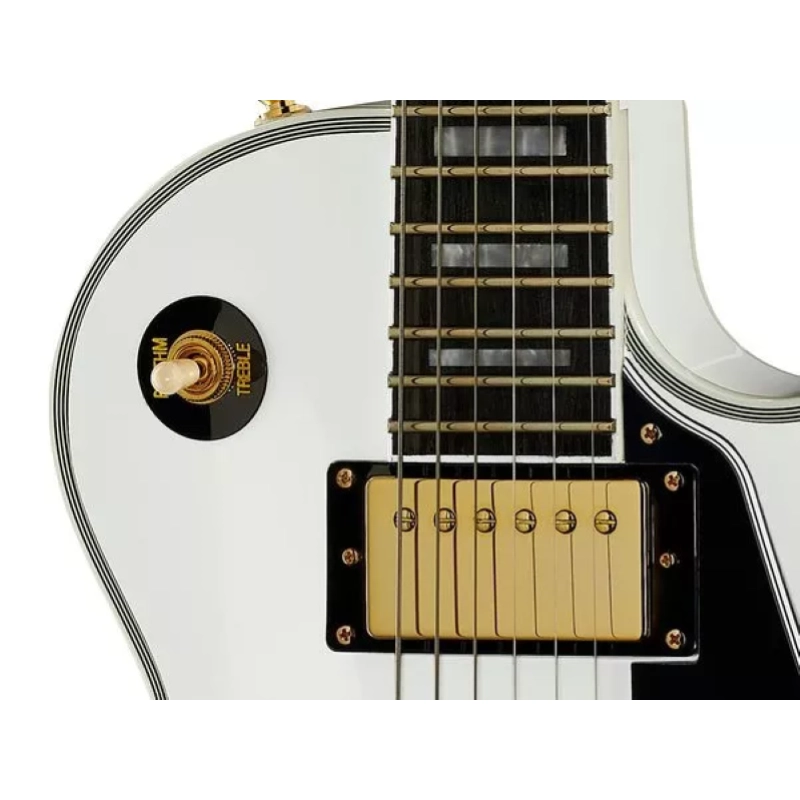 Epiphone Les Paul Custom Alpine White EILCAWGH1