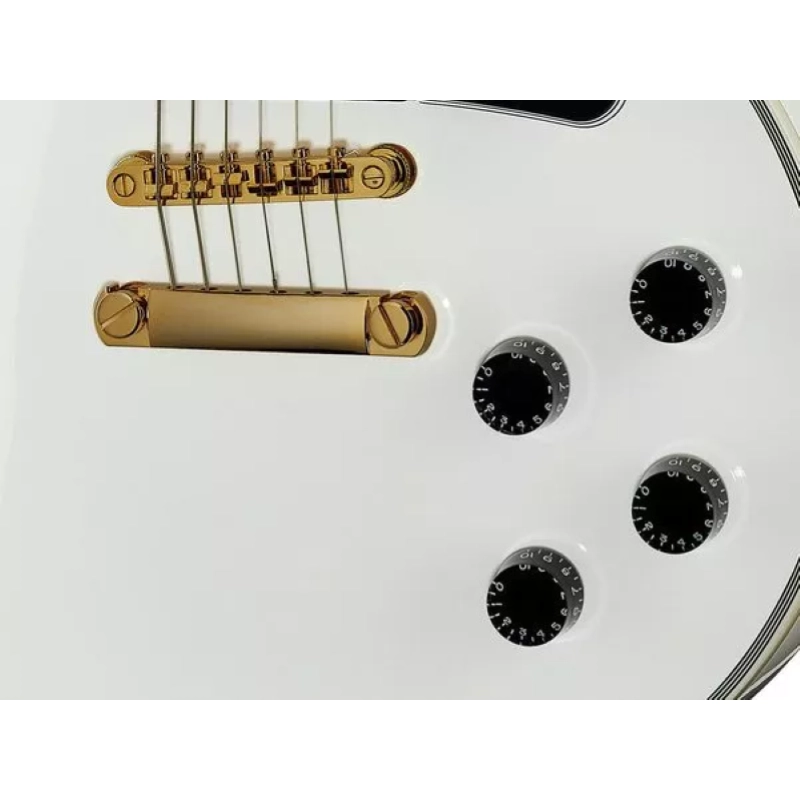 Epiphone Les Paul Custom Alpine White EILCAWGH1