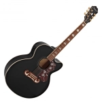 Epiphone J-200 EC Studio (Solid Top; Fishman Presys) Black EEJ2BKGH1