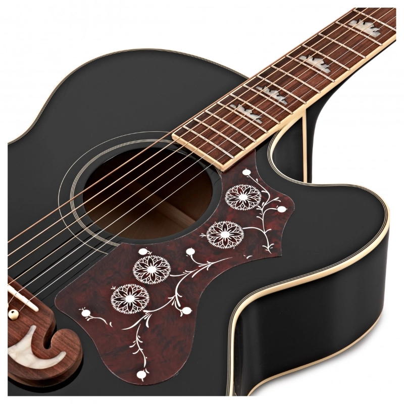 Epiphone J-200 EC Studio (Solid Top; Fishman Presys) Black EEJ2BKGH1