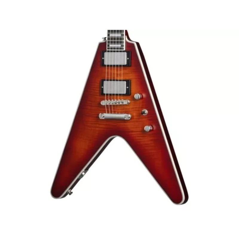 Epiphone Flying V Prophecy Aged Bengal Tiger Burst (Incl. Premium Gig Bag) EIFVYABTBN1