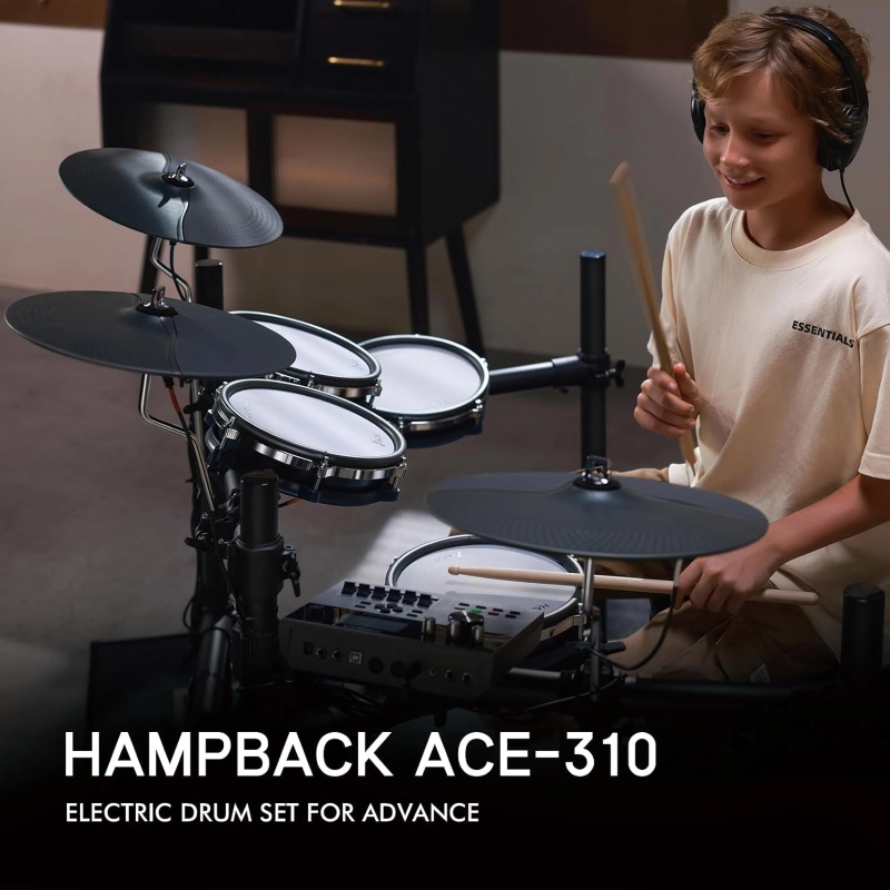 HAMPBACK ACE310 Batteria Elettronica 8 Pezzi