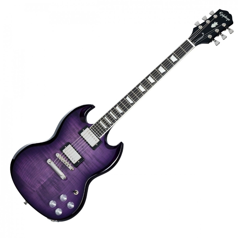 Epiphone SG Modern Figured Purple Burst (Incl. Premium Gig Bag) EISMPRBNH1
