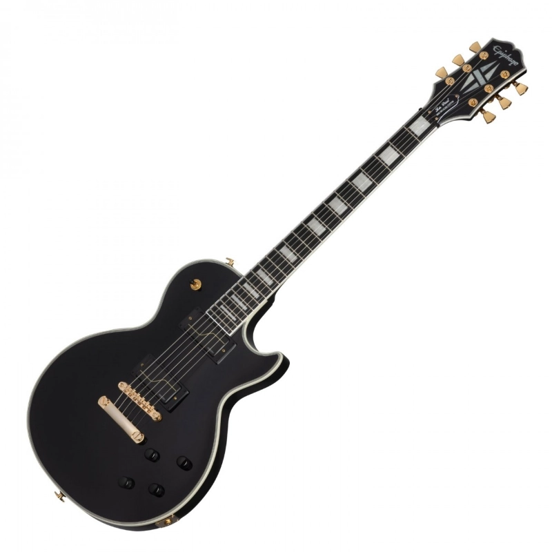 Epiphone Matt Heafy Origins Les Paul Custom Ebony with Case EILPCMKH6EBGH3