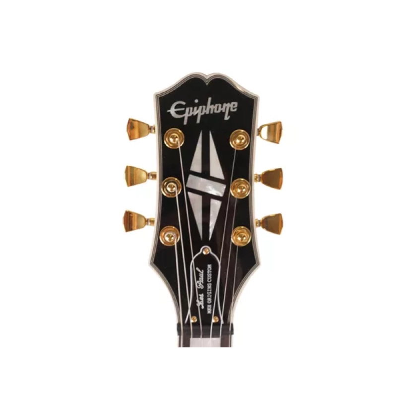 Epiphone Matt Heafy Origins Les Paul Custom Ebony with Case EILPCMKH6EBGH3