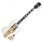 Epiphone 1963 Les Paul SG Custom w/Maestro Vibrola Classic White (Incl. Hard Case) ECSGC63CWVGM1