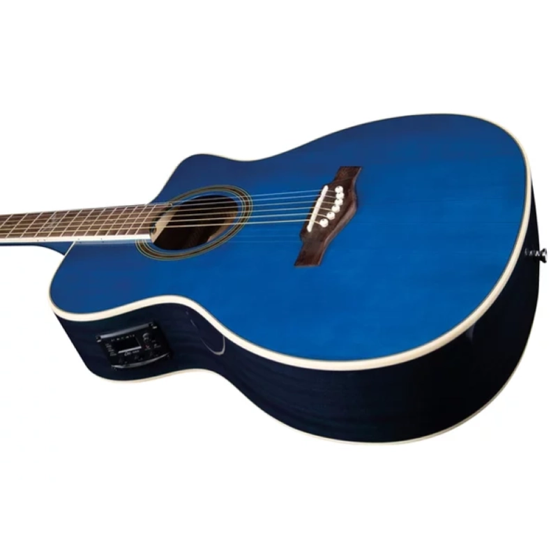 Eko Guitars NXT A100ce See Through Blue