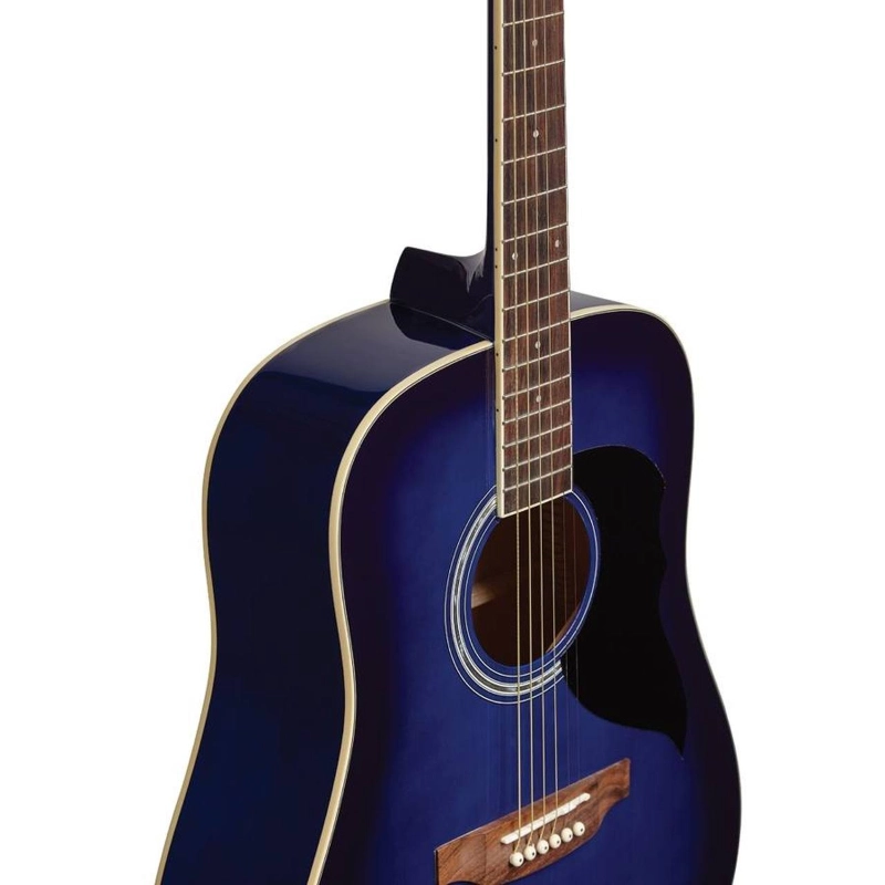 Eko Ranger 6 Blue Sunburst - Chitarra acustica Blu sfumato