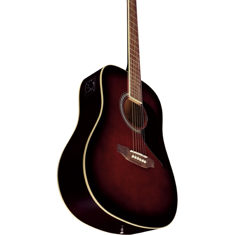 Eko Ranger 6 Eq Red Sunburst - Chitarra acustica elettrificata colore Rosso sfumato