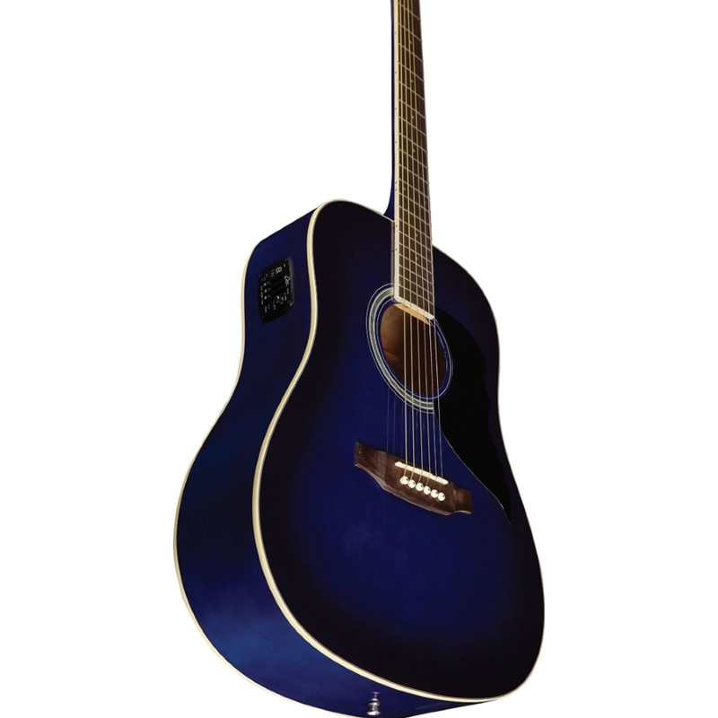 Eko Ranger 6 Eq Blue Sunburst - Chitarra acustica elettrificata colore Blu Sfumato