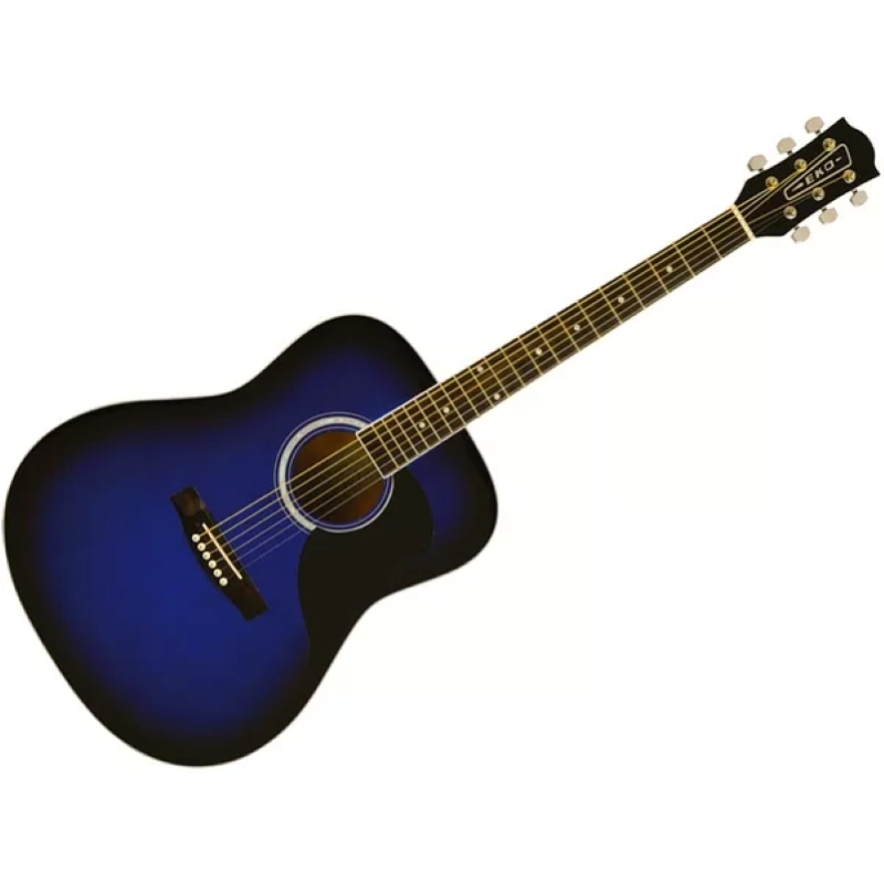 Eko Ranger 6 Eq Blue Sunburst - Chitarra acustica elettrificata colore Blu Sfumato