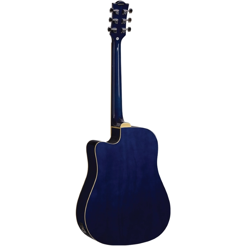 Eko Ranger CW Eq Blue Sunburst - Chitarra acustica elettrificata spalla mancate colore blu sfumato