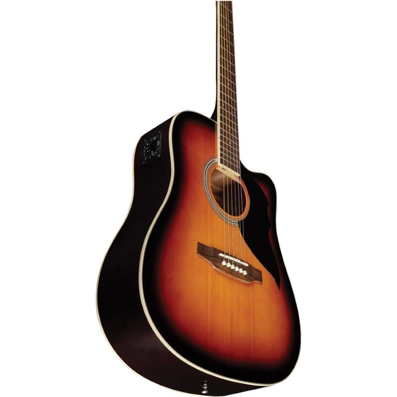 Eko Ranger CW Eq Brown Sunburst - Chitarra acustica elettrificata spalla mancate colore brown sfumato
