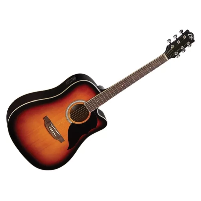 Eko Ranger CW Eq Brown Sunburst - Chitarra acustica elettrificata spalla mancate colore brown sfumato